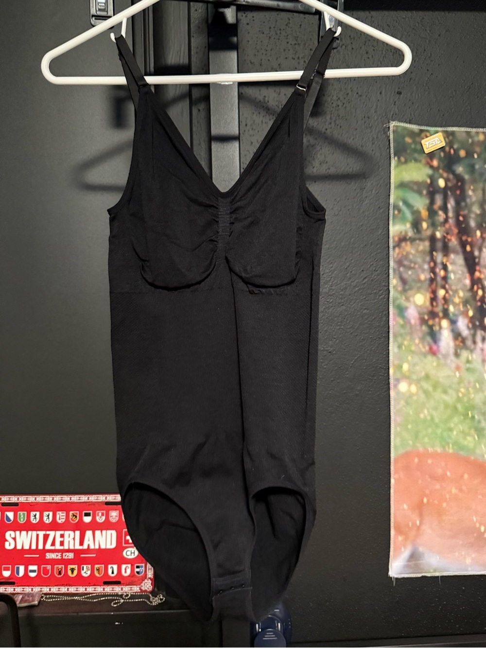 Black shapewear bodysuit